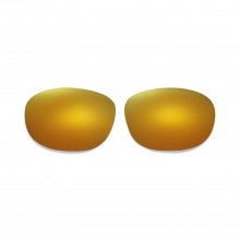 New Walleva 24K Gold Polarized Replacement Lenses For Ray-Ban Clubmaster RB3016 51mm Sunglasses
